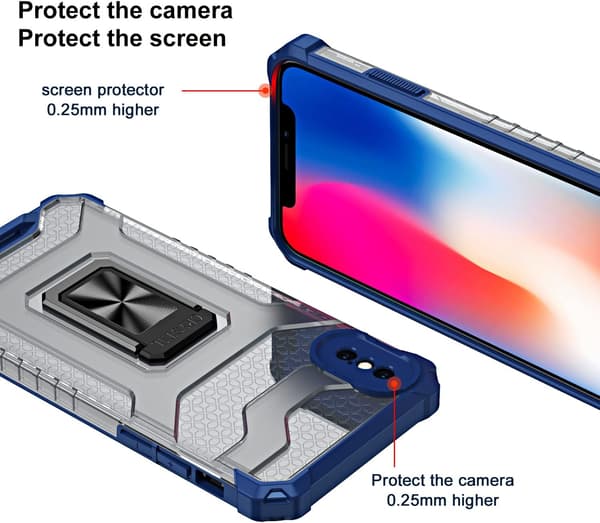 SININEN SUOJA IPHONE X/XS 5,85 TUUMAA
