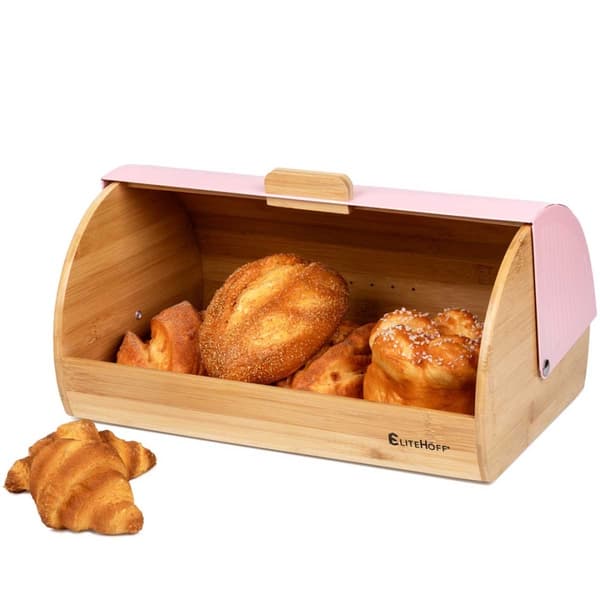 BAMBUSBRØDKASSE BRØDBEHOLDER E-6082 VALENTINO