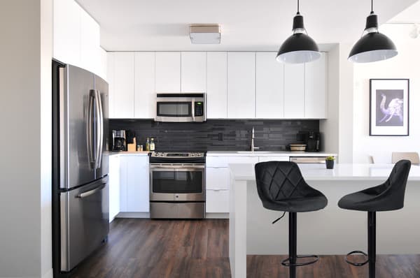 Cydro Black barstol, svart sammet
