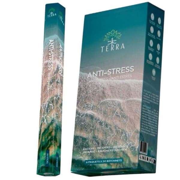 Terra Anti-Stress røgelsespinde 20 stk. anti-stress