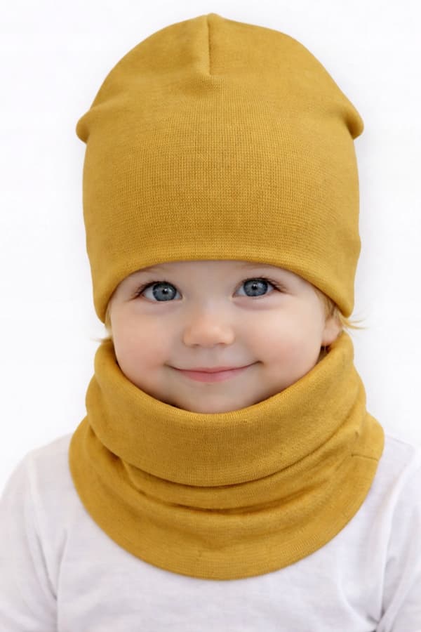 Set MÖSSA + HALSDUK 74-80-86 babyset 40/44 VÅROCKRA