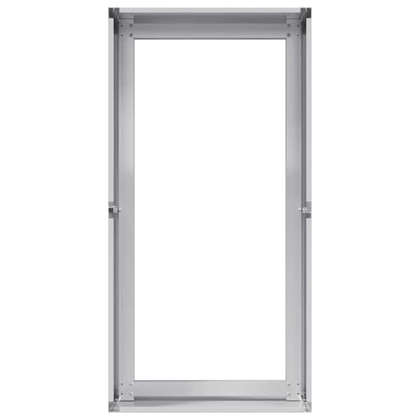 vidaXL Blomkruka 40x80x40 cm galvaniserat stål