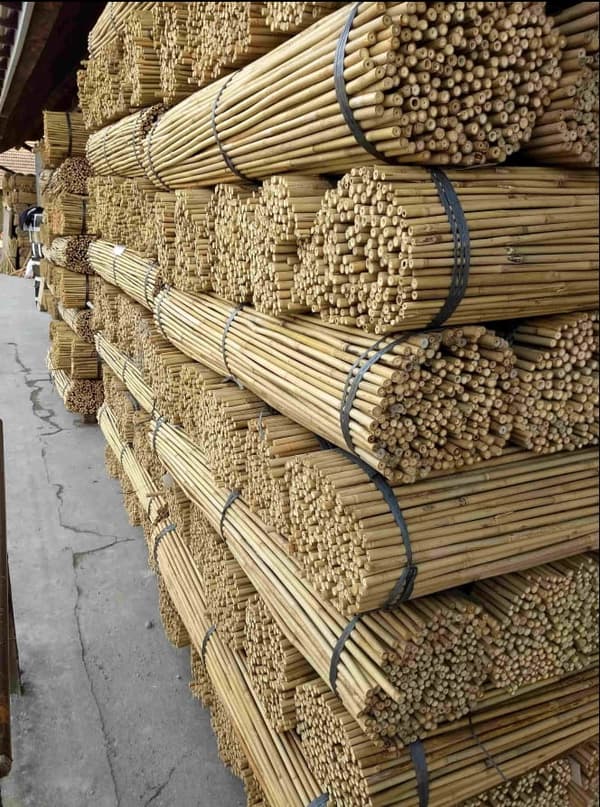 Bambustolpar 120 cm 6/8 mm /100 st/