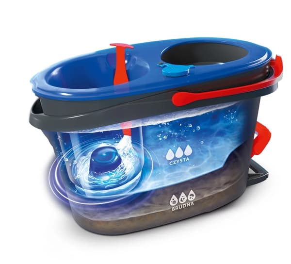 Vileda H2prO spinmopp med teleskophåndtag 55-123 cm