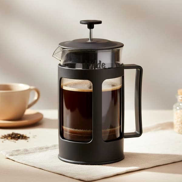 Presskanna för kaffe och te i glas 600 ml