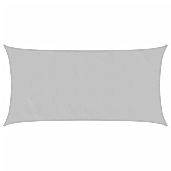 vidaXL Skuggsegel ljusgrått 6x3 m 100 % polyester