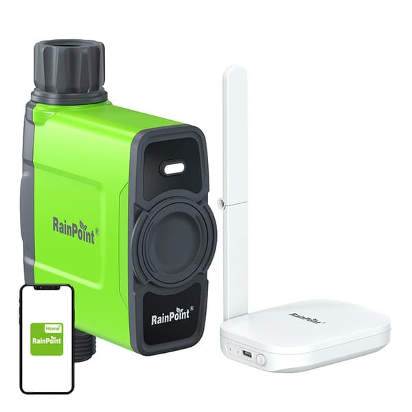 RainPoint Wifi 1-zons bevattningsregulator med gateway