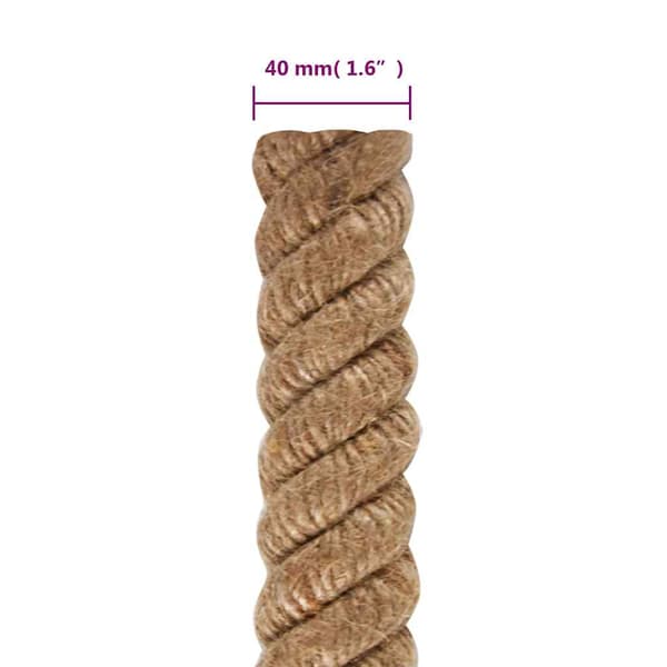 vidaXL jutereb, 10 m langt, 40 mm tykt