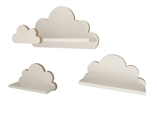 Cloud hylder sæt med 3 LAGUNA - Elegance