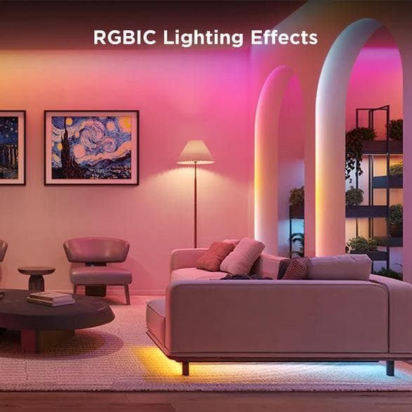LED-remsa GOVEE H612C 10M WIFI BLUETOOTH RGBIC Vit
