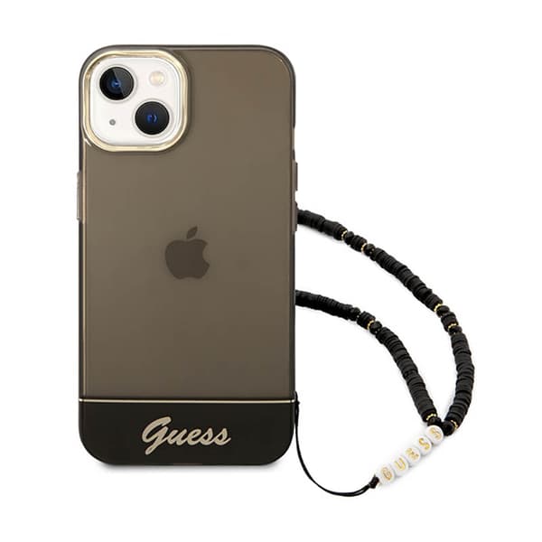 Guess Translucent Perlerem - iPhone 14 cover (sort)