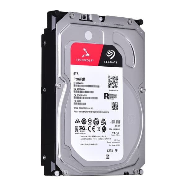 Seagate IronWolf 6TB SATA NAS-harddisk 5400 RPM