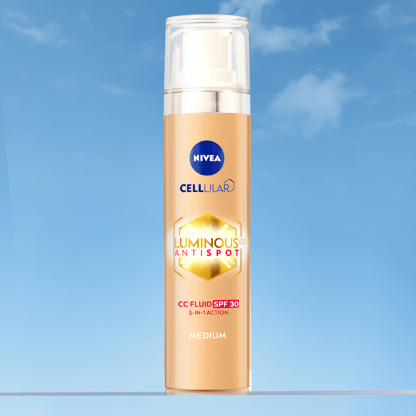NIVEA LUMINOUS630 P/PIGMENTFLÄCKAR ANSIKTSKRÄM CC SPF 30, nyans 02/medium 40 ml