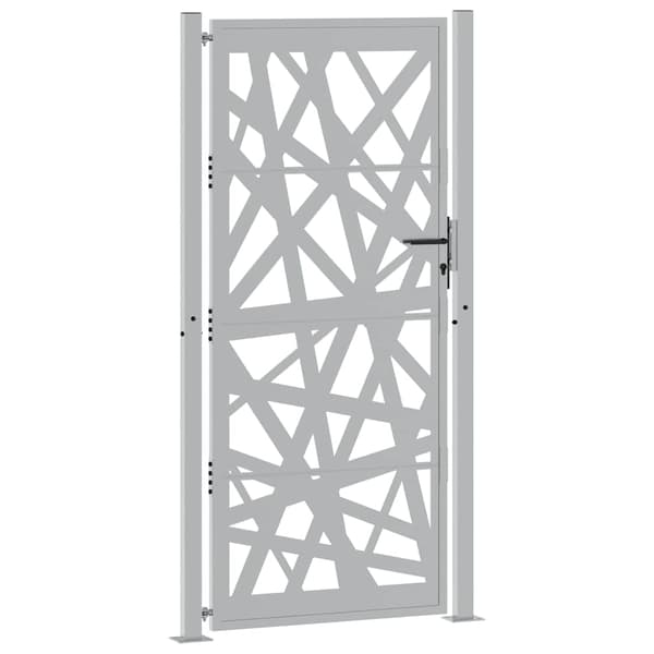vidaXL havelåge 105x205 cm rustfrit stål letvægtskonstruktion