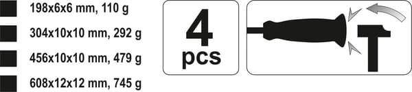 KOFOTSET 4 DELAR - YT-4730