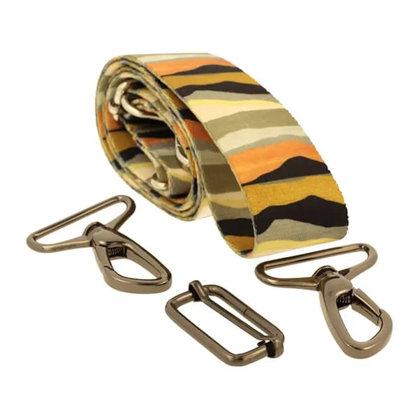 40 mm justerbar TIGER-väskrem, FASTEN, Guld