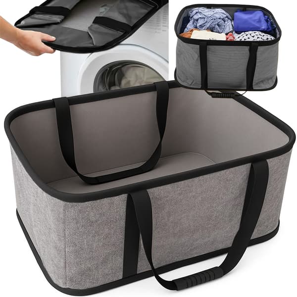 Vikbar tvättkorg 35L 50-pack