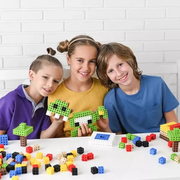 Sæt med byggeklodser - Meli Cube 100 stk.