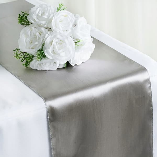 Slät satin, silver, 16 cm x 9 m, 1 st.