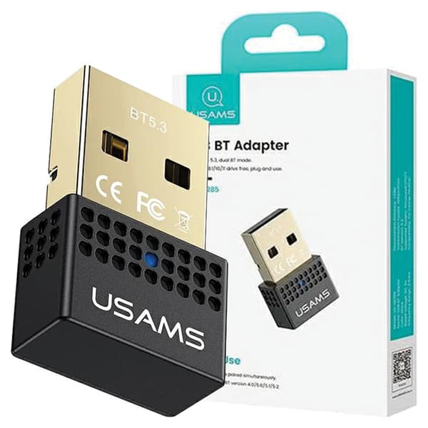 USAMS Bluetooth USB-adapter sort/sort ZB285SPQ01 (US-ZB285)
