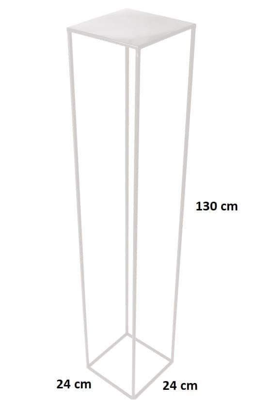 Loft blomställning 130 cm vit med 363