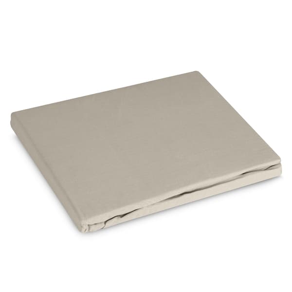 EUROFIRANY STYKKERLAGEN I BOMULD BASIC 100X200X30CM BEIGE