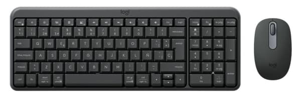 Tangentbord + musset LOGITECH MK250 Graphite