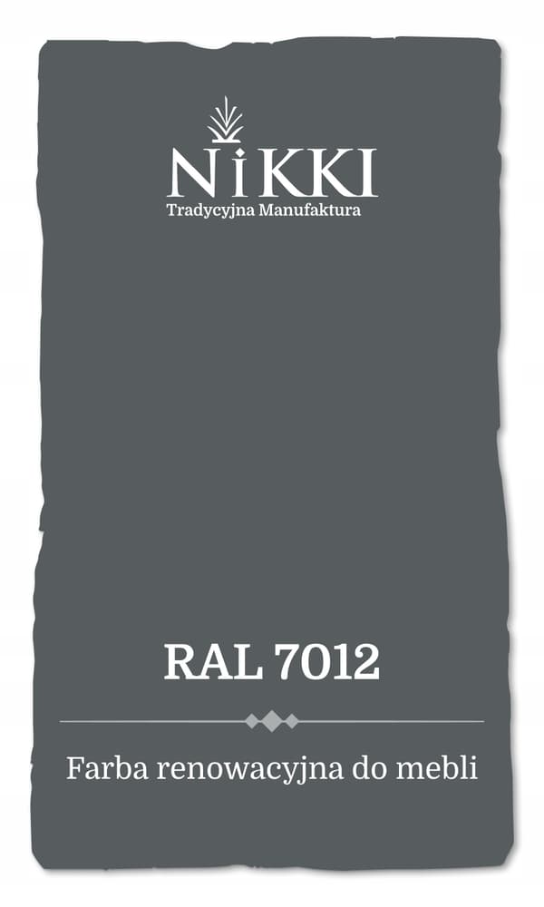 Maling til køkkenskabsfronter grå basalt RAL7012 halvmat 1L