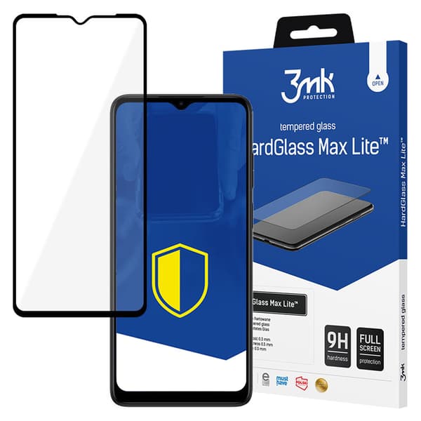 Motorola Moto E22/E22i - 3mk HardGlass Max Lite Svart