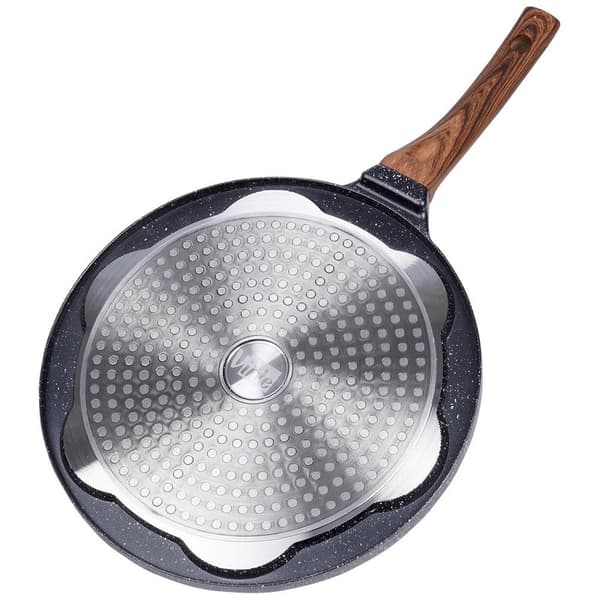 Äggpanna granit 7 hål BLACK&WOOD 26 cm