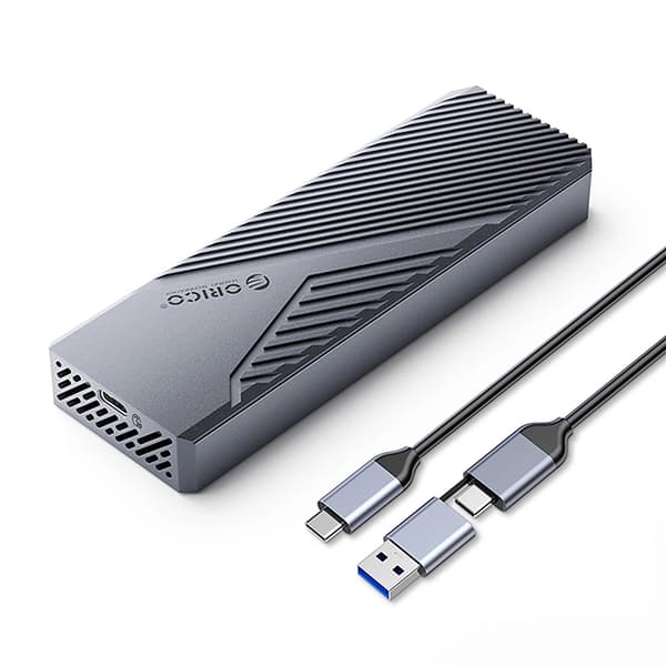 Orico CNM2-G20 M.2 NVME USB-C 3.2 20 Gb/s hårddisk - grå