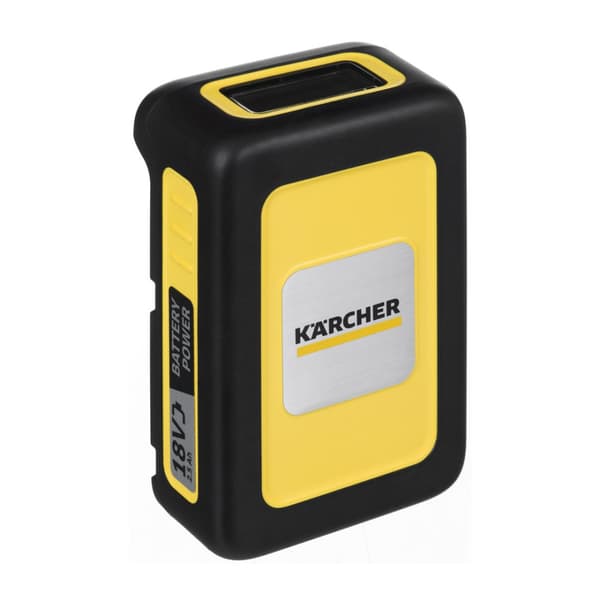 Kärcher 18V 2,5Ah oplader og batterisæt, gul
