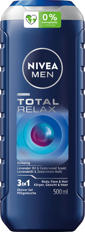 NIVEA MEN Total Relax suihkugeeli 500ml
