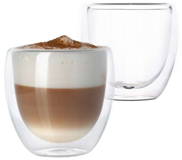LÄMMÖLLINEN LATTE-LASI 235 ML