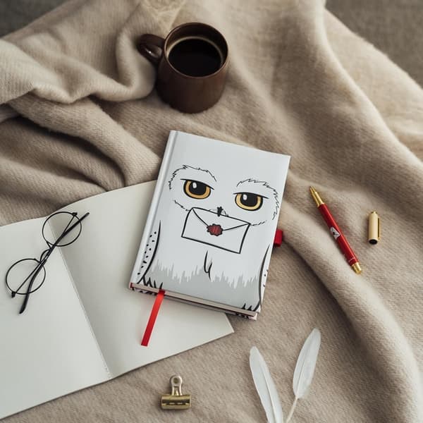 Harry Potter - Hedwig A5 notesbog med kuglepen