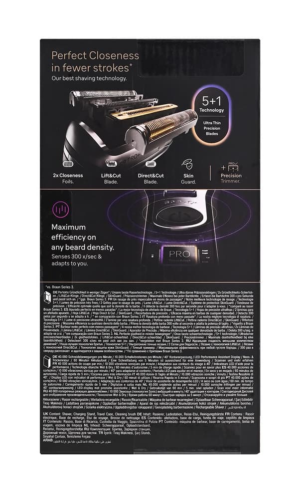 BRAUN Grey Shaver 9615s elektrisk rakapparat