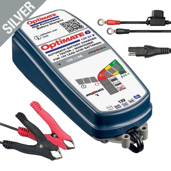 Optimate Optimate 6 Ampmatic 12V 6A akkuvaraus 3-144Ah AGM/GEL/STD SAE