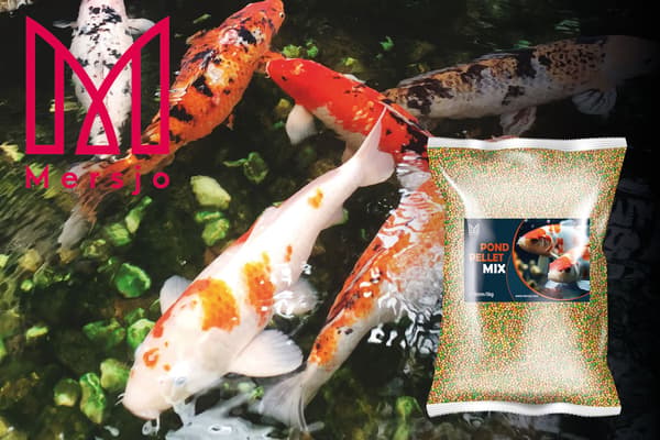 Foder til havefisk, koikarper, Mersjö Dampiller MIX 5kg 6mm