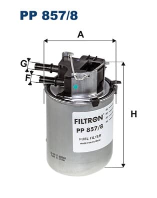BRÄNSLEFILTER PP8578 FILTRON
