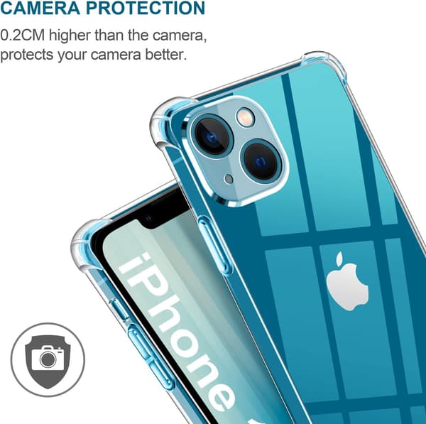 APPLE IPHONE 14 PLUS SILIKONE ETUI + 2x HÆRDET GLAS A2886 A2632