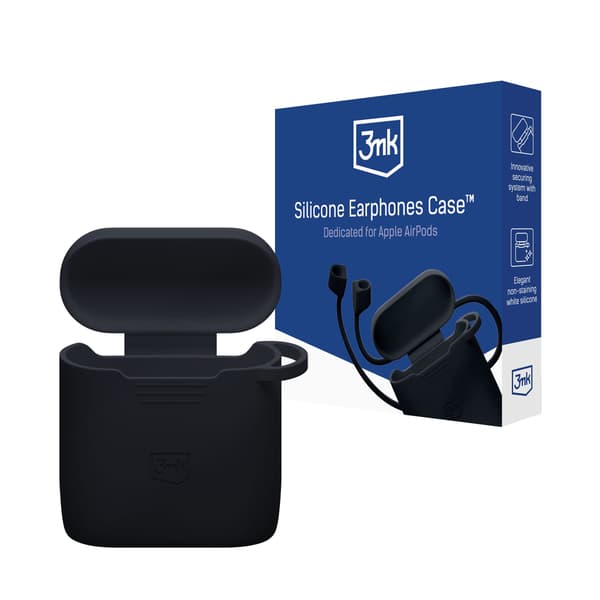 Apple AirPods 2. generation - 3mk Silikone AirPods Etui Sort