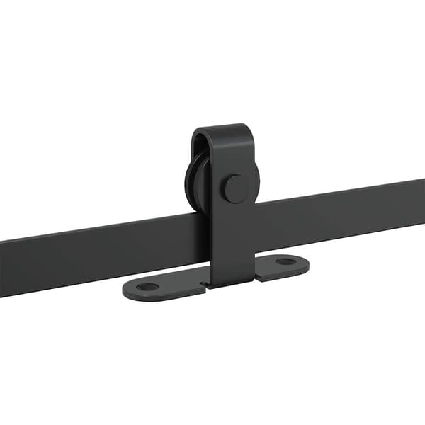 vidaXL Skjutdörrssystem för möbler, 91 cm, kolstål