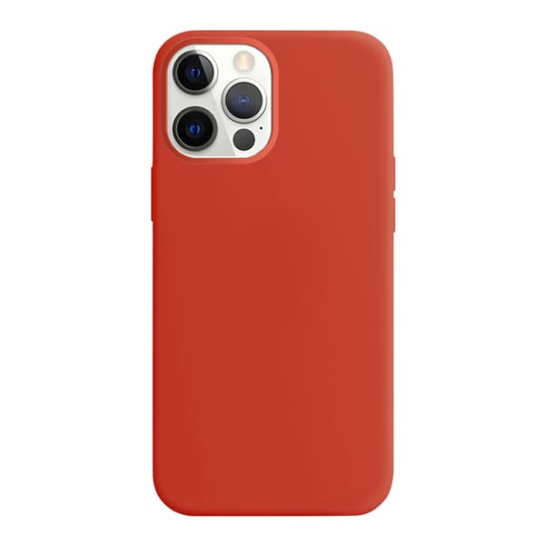 Crong Color Cover - iPhone 12 Pro Max-skal (rött)