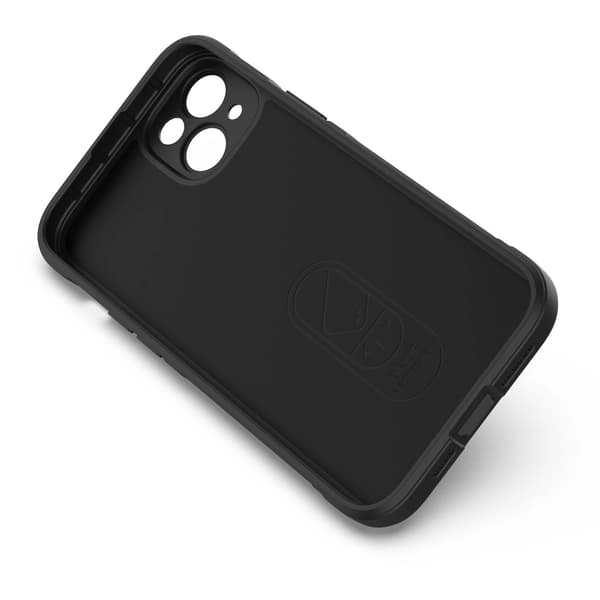Magic Shield-cover til iPhone 14 Plus fleksibelt pansret cover, sort