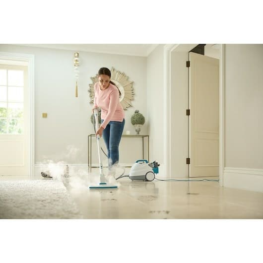 BLACK+DECKER BHSMP2314-QS Ångmopp 2300 W, 1,2 L, Vit
