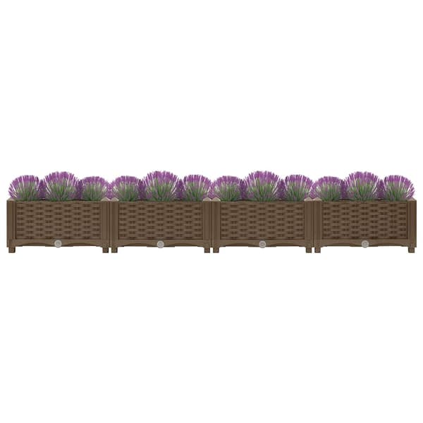 vidaXL højbedspotte, 160x40x23 cm, polypropylen