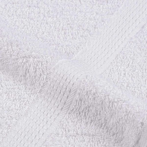 vidaXL Saunahåndklæder, 4 stk., hvide, 80x200 cm, 100% bomuld
