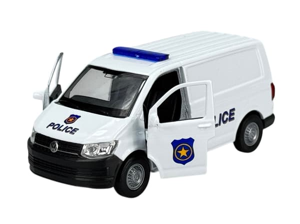 Welly VW Transporter T6 VAN polis 1:34 43762