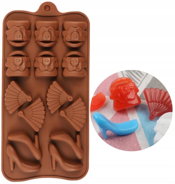 Silikone isterningform chokoladenåle