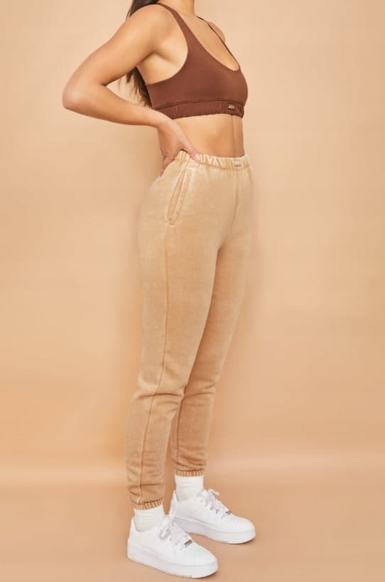 BO+TEE beige afslappede joggingbukser S 0A9F3_A* S 0_9 T3A